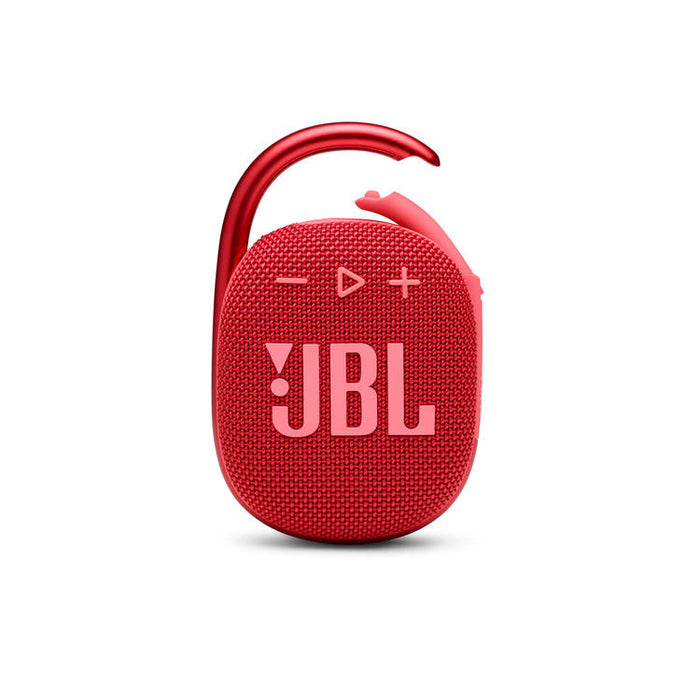 JBL Clip 4 | Ultra-portable Speaker - Bluetooth - Waterproof - 10 Hours autonomy - Rouge-Sonxplus Drummondville