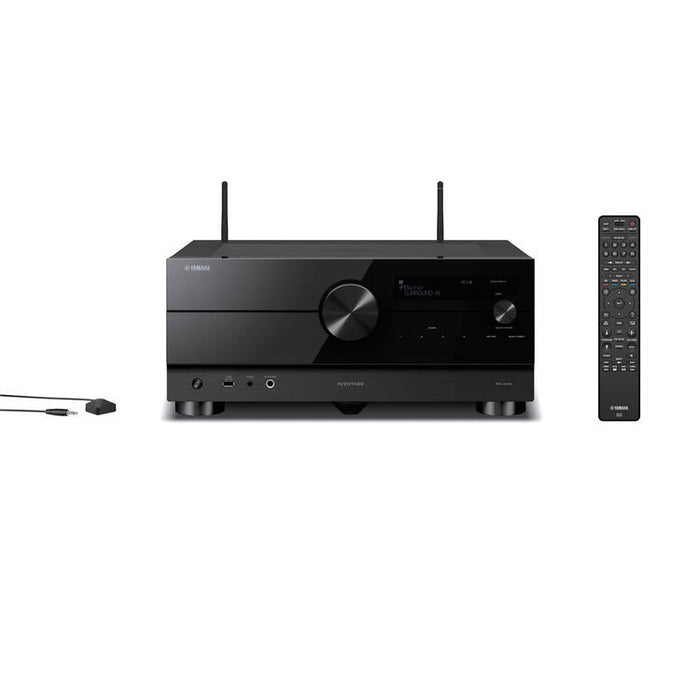 Yamaha RX-A4A | 7.2 AV Receiver - Aventage Series - HDMI 8K - MusicCast - HDR10+ - 100W at 7.2 channels - Zone 2 - Black-Sonxplus Drummondville