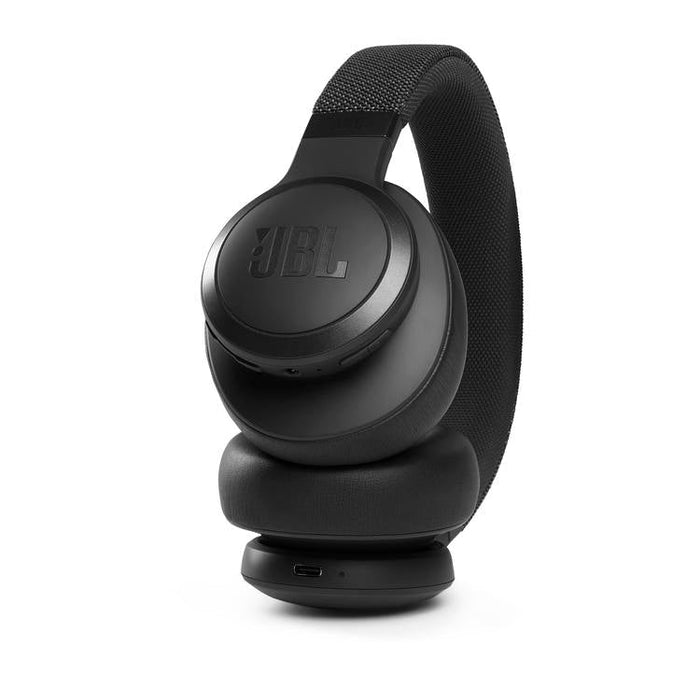 JBL Live 660NC | Circumaural Wireless Headphones - Bluetooth - Active Noise Cancellation - Multipoint Connection - Black-Sonxplus Drummondville