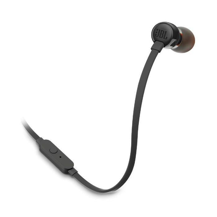 JBL Tune 110 | Wired In-Ear Headphones - With 1-button remote control - Microphone - Black-Sonxplus Drummondville