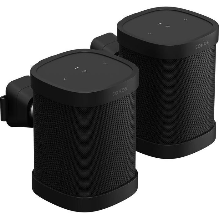 Sonos S1WMPWW1BLK | Wall Bracket for One and One SL Speakers - Black - Pair-Sonxplus Drummondville