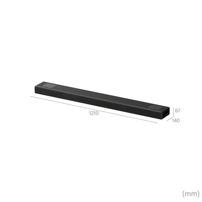 Sony HT-A5000 | Soundbar - For home theater - 5.1.2 channels - Wireless - Bluetooth - Integrated Wi-Fi - 450 W - Dolby Atmos - DTS:X - Black-Sonxplus Drummondville