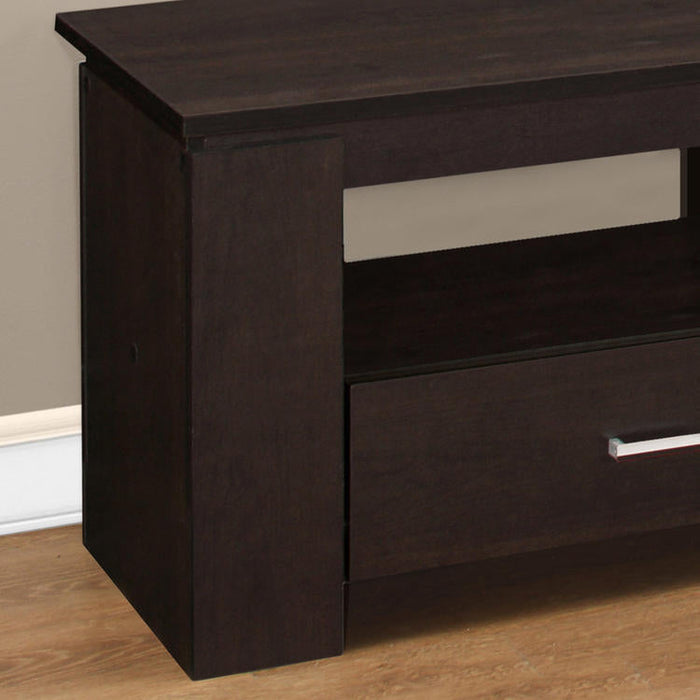 Monarch Specialties I 2600 | TV Stand - 48" - 2 Storage Drawers - Espresso-Sonxplus Drummondville