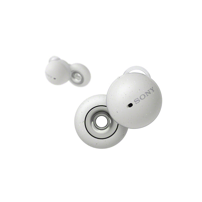 Sony WF-L900 | In-ear headphones - LinkBuds - 100% Wireless - Bluetooth - Microphone - Adaptive control - Up to 17.5 hours battery life - White-Sonxplus Drummondville