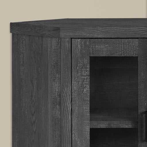 Monarch Specialties I 2716 | TV stand - 42" - Corner - Imitation wood - Black-Sonxplus Drummondville