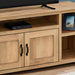 Monarch Specialties I 2744 | TV stand - 60" - Imitation wood - Golden pine-Sonxplus Drummondville