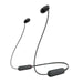 Sony WI-C100 | In-ear headphones - Wireless - Bluetooth - Around the neck - Microphone - IPX4 - Black-Sonxplus Drummondville