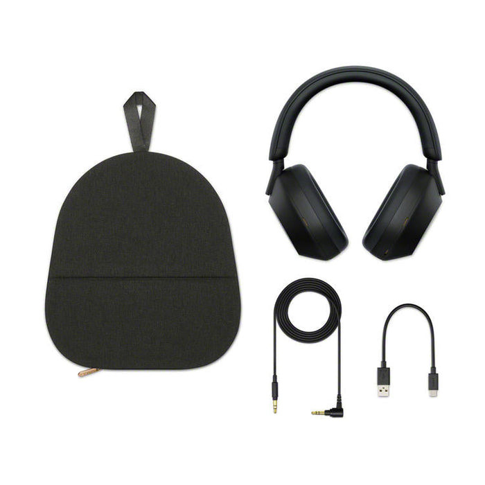 Sony WH-1000XM5/B | Wireless circumaural headphones - Noise reduction - 8 Microphones - Black | Sonxplus Drummondville