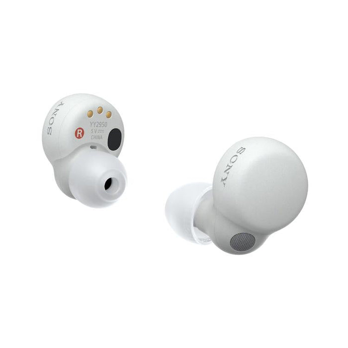 Sony WFLS900N | In-Ear Headphones - LinkBuds - 100% Wireless - Bluetooth - Microphone - Active Noise Cancellation - White-Sonxplus Drummondville