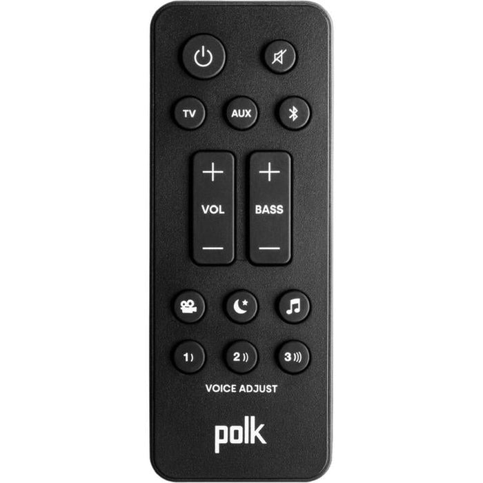 Polk Signa S4 | 3.1.2 Soundbar Dolby Atmos Certified - With Wireless Subwoofer - Bluetooth - Home Theater Experience - Voice Adjust - Black-Sonxplus Drummondville