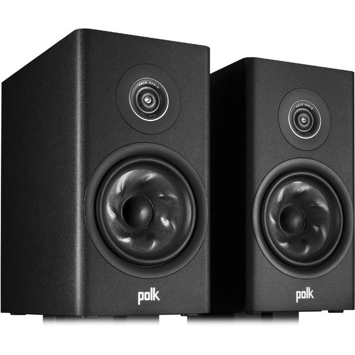 Polk Reserve R200 | Bookshelf Speakers - Excellent home theater detail - Black - Pair-Sonxplus Drummondville