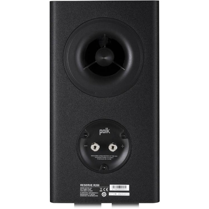 Polk Reserve R200 | Bookshelf Speakers - Excellent home theater detail - Black - Pair-Sonxplus Drummondville