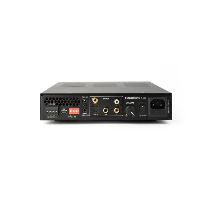 Paradigm X-500 | Stereo Amplifier - 2 channel or bridged single channel - Up to 500 watts of power - Slim - Black-Sonxplus Drummondville