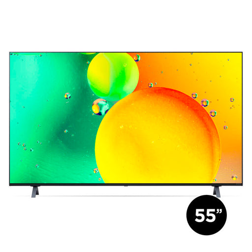 LG 55NANO75UQA | 55" NanoCell 4K Smart TV - LED - Nano75 Series - HDR - Processor IA a5 Gen5 4K - Black-Sonxplus Drummondville