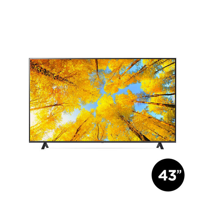 LG 43UQ7590PUB | 43" Smart TV - UHD 4K - LED - UQ7590 Series - HDR - Processor IA a5 Gen5 4K - Black-Sonxplus Drummondville