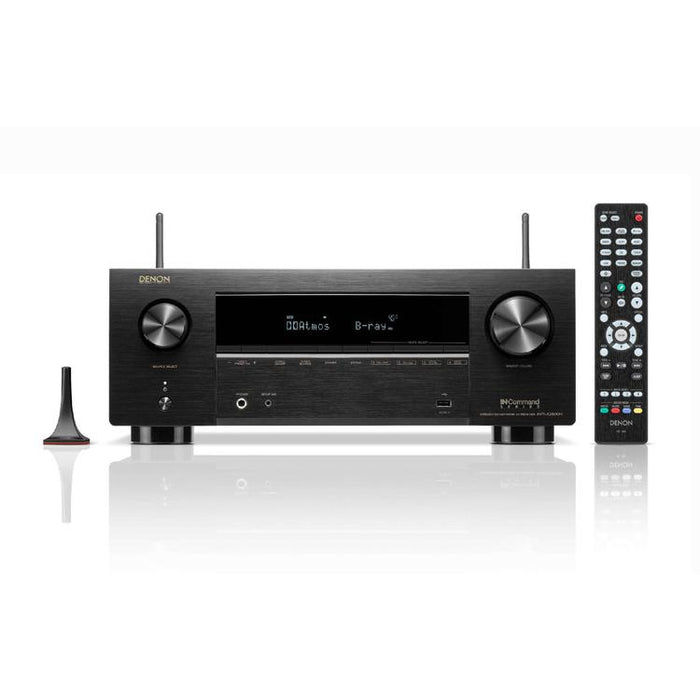 Denon AVRX2800H | AV receiver - 7.2 amplification channels - Home theater - 8K - HEOS - Black-Sonxplus Drummondville