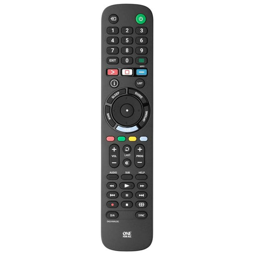 One for All URC4812R | Direct replacement remote control for any Sony TV - Replacement Series - Black-Sonxplus Drummondville