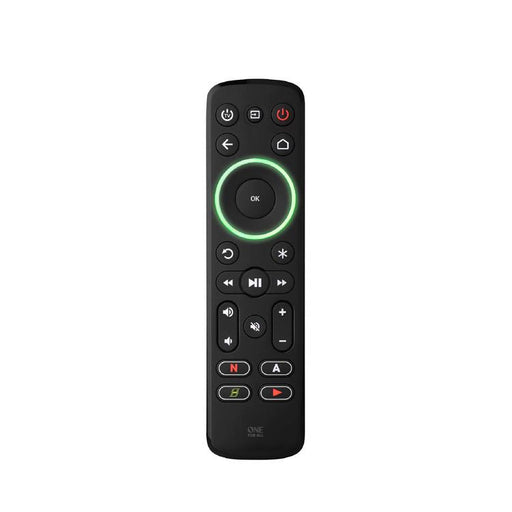 One for All URC7935R | Smart universal remote control for TV, streaming devices and soundbar - Smart Series - Black-Sonxplus Drummondville