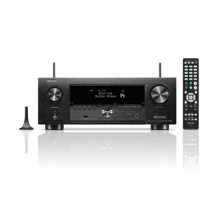 Denon AVRX4800H | 9.4 channel AV receiver - 8K - Auro 3D - Home theater - HEOS - Black-Sonxplus Drummondville