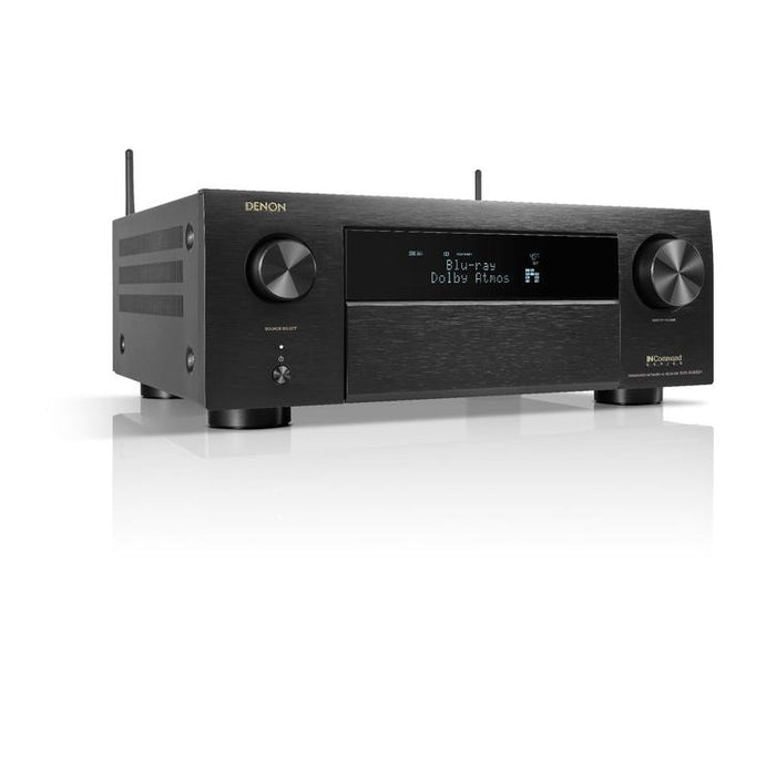 Denon AVRX4800H | 9.4 channel AV receiver - 8K - Auro 3D - Home theater - HEOS - Black-Sonxplus Drummondville