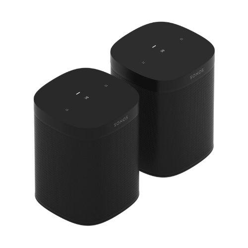 Sonos | Two Room Set with One SL - Black-Sonxplus Drummondville