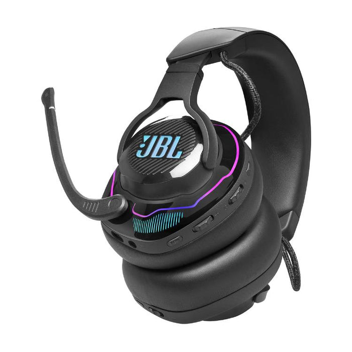 JBL Quantum 910 | Pro circumaural gaming headphones - Wireless - RGB lighting - Noise reduction - Black-Sonxplus Drummondville