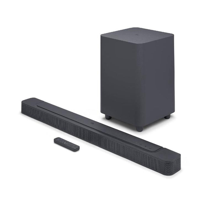 JBL Bar 500 Pro | Compact 5.1 Sound Bar - With Wireless Subwoofer - Dolby Atmos - MultiBeam - Bluetooth - Integrated Wi-Fi - 590W - Black-Sonxplus Drummondville