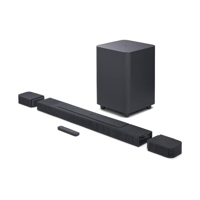 JBL Bar 1000 Pro | Soundbar 7.1.4 - With Detachable Surround Speakers and 10" Subwoofer - Dolby Atmos - DTS:X - MultiBeam - 880W - Black-Sonxplus Drummondville