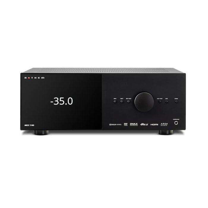 Anthem MRX 1140 8K | 15.2 channel Preamplifier and 11 channel Amplifier - 140 W - Black-Sonxplus Drummondville