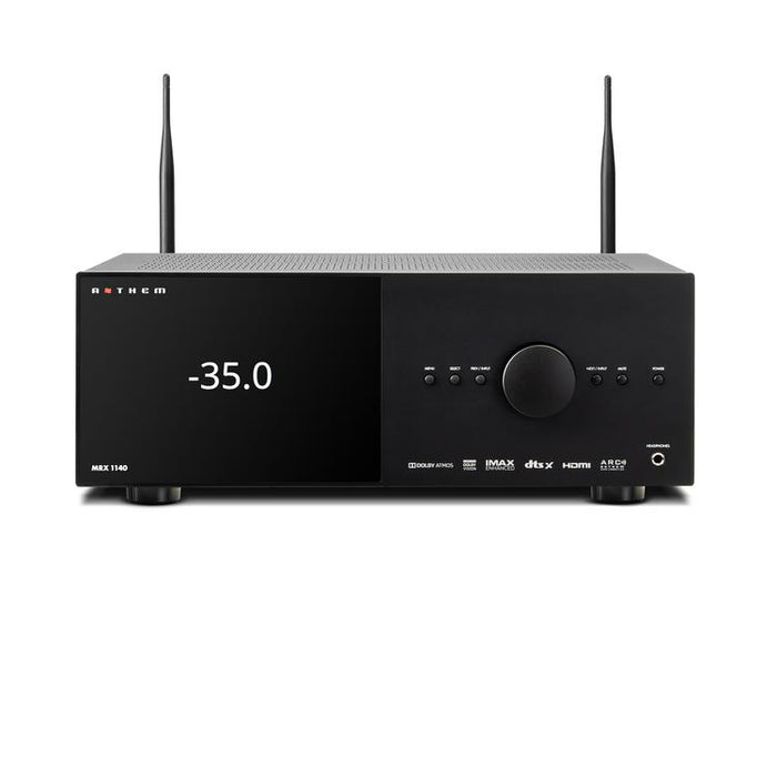 Anthem MRX 1140 8K | Home theater receiver - 15.2 channel Preamplifier and 11 channel Amplifier - 140 W - Black-Sonxplus Drummondville