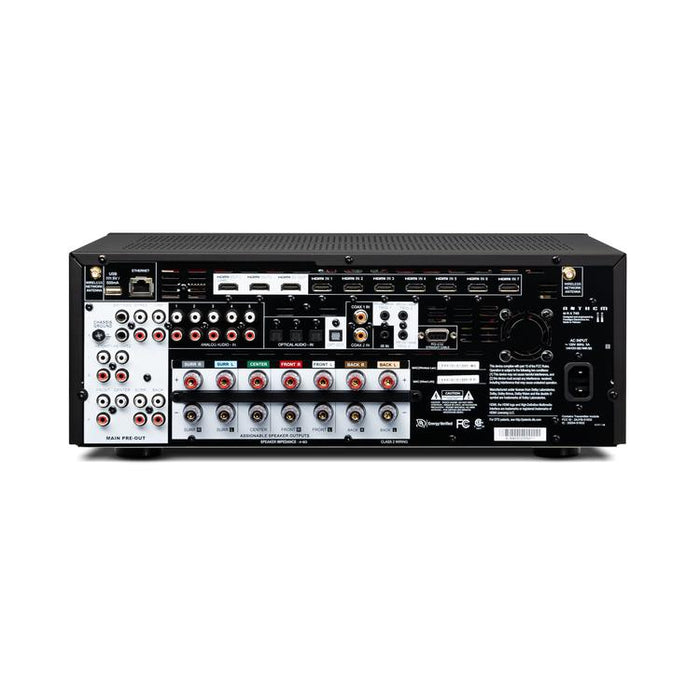 Anthem MRX 740 8K | Home theater receiver - 11.2 channel preamplifier and 7 channel amplifier - 140 W - Black-Sonxplus Drummondville