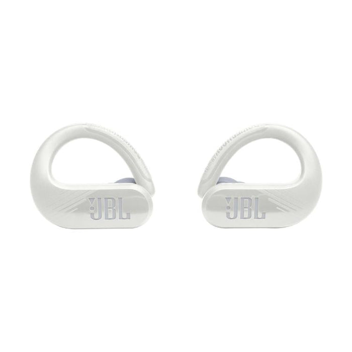 JBL Endurance Peak III | Sport In-Ear Headphones - 100% Wireless - Waterproof - Powerhook Design - White-Sonxplus Drummondville