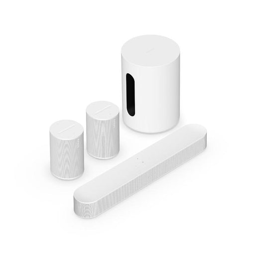 Sonos | Immersive Set with Beam - Sub Mini - Era 100 - White-Sonxplus Drummondville