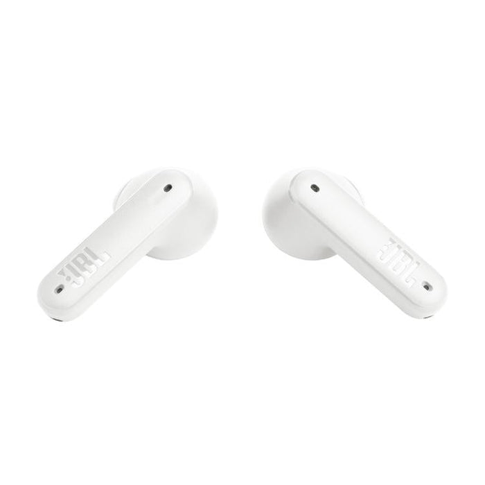 JBL Tune Flex | In-Ear Headphones - 100% Wireless - Bluetooth - Noise reduction - Stick-open design - IPX4 - White-Sonxplus Drummondville