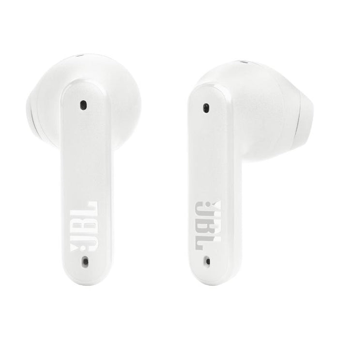 JBL Tune Flex | In-Ear Headphones - 100% Wireless - Bluetooth - Noise reduction - Stick-open design - IPX4 - White-Sonxplus Drummondville