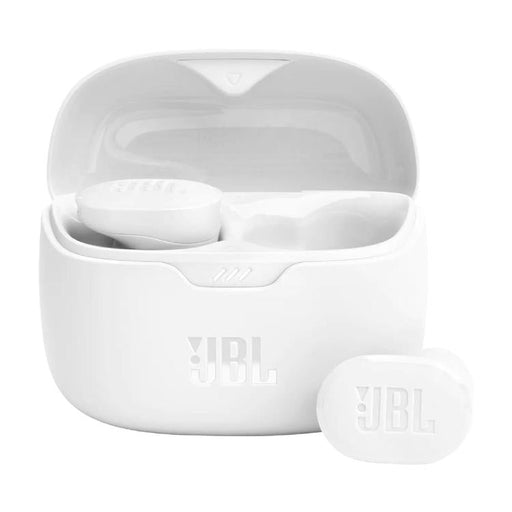 JBL Tune Buds | In-Ear Headphones - 100% Wireless - Bluetooth - Noise reduction - 4 microphones - White-Sonxplus Drummondville