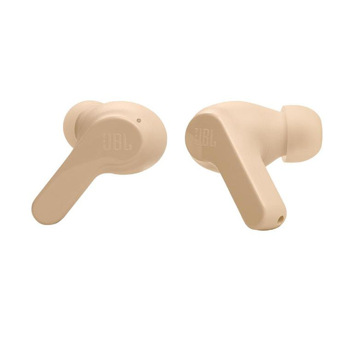 JBL Vibe Beam | In-Ear Headphones - Wireless - Bluetooth - Smart Ambient Technology - Beige-Sonxplus Drummondville