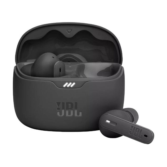 JBL Tune Beam | In-Ear Headphones - 100% Wireless - Bluetooth - Smart Ambient - Stick-open Design - Black-Sonxplus Drummondville