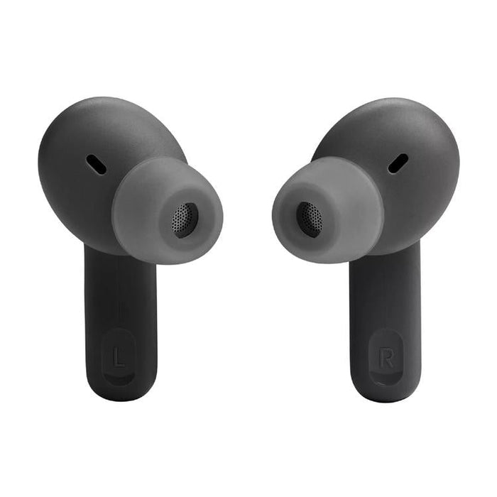 JBL Tune Beam | In-Ear Headphones - 100% Wireless - Bluetooth - Smart Ambient - Stick-open Design - Black-Sonxplus Drummondville