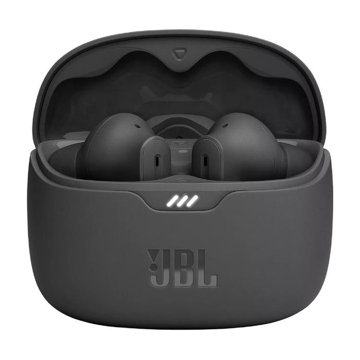 JBL Tune Beam | In-Ear Headphones - 100% Wireless - Bluetooth - Smart Ambient - Stick-open Design - Black-Sonxplus Drummondville