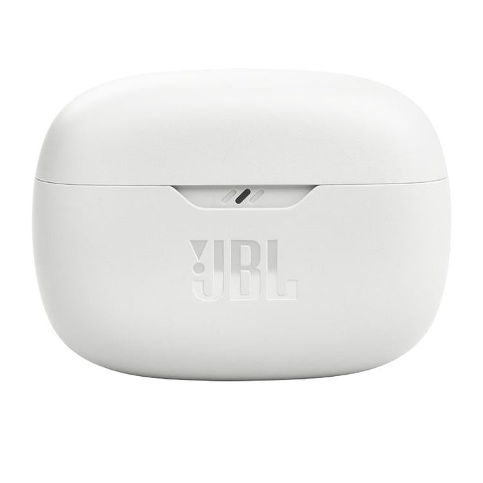 JBL Vibe Beam | In-Ear Headphones - Wireless - Bluetooth - Smart Ambient Technology - White-Sonxplus Drummondville