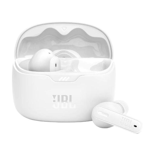 JBL Tune Beam | In-Ear Headphones - 100% Wireless - Bluetooth - Smart Ambient - Stick-open Design - White-Sonxplus Drummondville