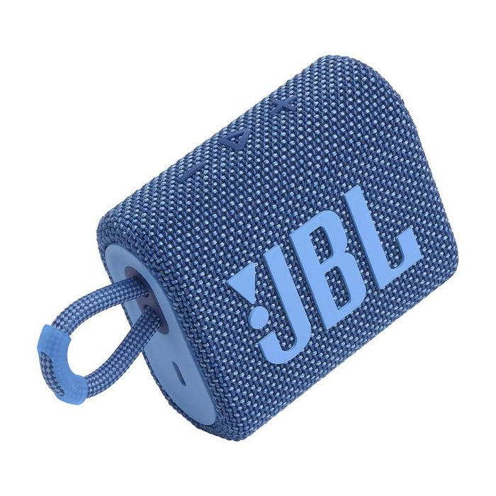 JBL Go 3 Eco | Mini Speaker - Ultra-portable - Bluetooth - IP67 - Blue-Sonxplus Drummondville