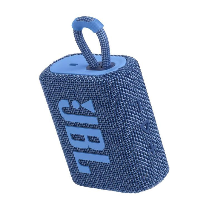 JBL Go 3 Eco | Mini Speaker - Ultra-portable - Bluetooth - IP67 - Blue-Sonxplus Drummondville