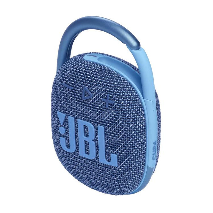 JBL Clip 4 Eco | Speaker - Ultra-portable - Waterproof - Bluetooth - Carabiner - Blue-Sonxplus Drummondville