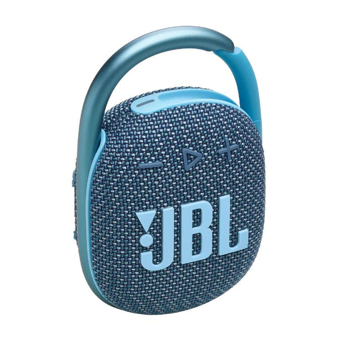 JBL Clip 4 Eco | Speaker - Ultra-portable - Waterproof - Bluetooth - Carabiner - Blue-Sonxplus Drummondville