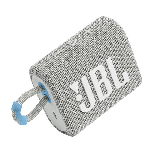 JBL Go 3 Eco | Mini Speaker - Ultra-portable - Bluetooth - IP67 - White-Sonxplus Drummondville