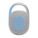 JBL Clip 4 Eco | Speaker - Ultra-portable - Waterproof - Bluetooth - Integrated carabiner - White-Sonxplus Drummondville