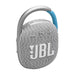 JBL Clip 4 Eco | Speaker - Ultra-portable - Waterproof - Bluetooth - Integrated carabiner - White-Sonxplus Drummondville