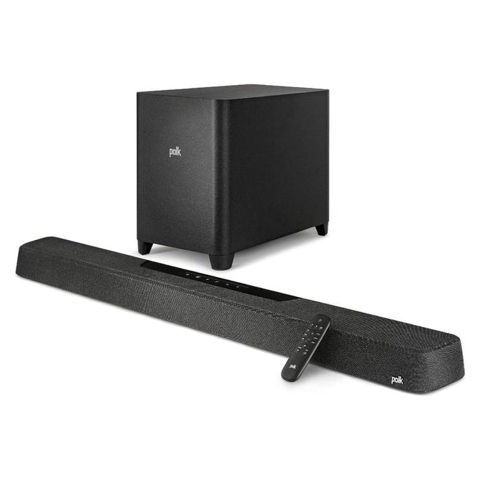 Polk MagniFi MAX AX | 5.1.2 Home Theater System - Max Soundbar - 1 Wireless 10" Subwoofer - Black-Sonxplus Drummondville